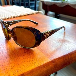 Prada Triangle logo SPR27L Sunglasses